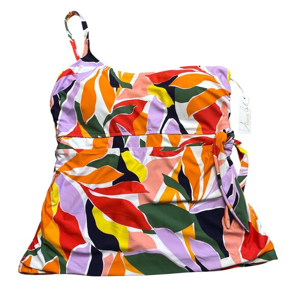 Anne Cole One Shoulder Tankini - Picture 1 of 7